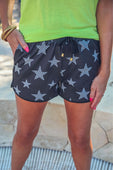 PREORDER-Rockstar Checkered Everyday Shorts - Jess Lea Boutique