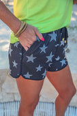 PREORDER-Rockstar Checkered Everyday Shorts - Jess Lea Boutique