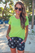 PREORDER-Rockstar Checkered Everyday Shorts - Jess Lea Boutique