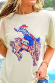 Rodeo Queen Waffle Tee - Jess Lea Boutique