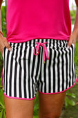 Rosemary Stripes Everyday Shorts - Jess Lea Boutique