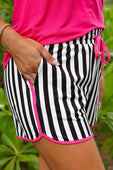 Rosemary Stripes Everyday Shorts - Jess Lea Boutique