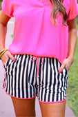 PREORDER-Rosemary Stripes Everyday Shorts - Jess Lea Boutique