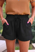 Runway Paperbag Shorts- After Dark - Jess Lea Boutique