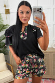 Runway Paperbag Shorts- Daisy Polka Dot - Jess Lea Boutique