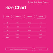 PREORDER-Rylee Rainbow Dress