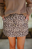 Safari Chic Leopard Skort - Jess Lea Boutique