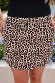 Safari Chic Leopard Skort - Jess Lea Boutique