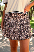 Safari Chic Pleated Tennis Skort - Jess Lea Boutique