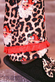 Santa Safari Chic Ruffle Pajama Set - Jess Lea Boutique