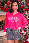 Santa’s Favorite French Terry Pullover - Jess Lea Boutique