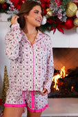 Santa’s Favorite Ruffle Pajama Set - Jess Lea Boutique