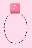 Santorini Stone Necklace- Blue - Jess Lea Boutique
