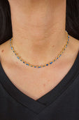 Santorini Stone Necklace- Blue - Jess Lea Boutique