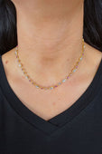 Santorini Stone Necklace- Pink - Jess Lea Boutique