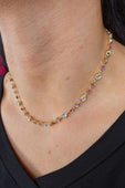 Santorini Stone Necklace- Pink - Jess Lea Boutique