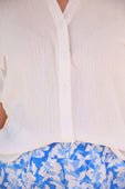 Sawyer Gauze Top, White - Jess Lea Boutique