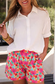 Sawyer Gauze Top, White - Jess Lea Boutique