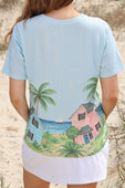 Seaside Stroll Relaxed Tee - Jess Lea Boutique