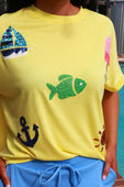 Set Sail Sequin Patch Top - Jess Lea Boutique