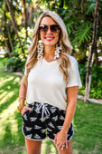 PREORDER-Shake Your Pom Poms Drawstring Everyday Shorts