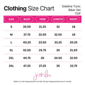 Sideline Tunic Biker Set- Black - Jess Lea Boutique