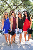 Sideline Tunic Biker Set- Black - Jess Lea Boutique