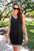 Sideline Tunic Biker Set- Black - Jess Lea Boutique