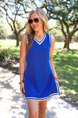 Sideline Tunic Biker Set- Blue - Jess Lea Boutique
