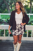 Sloane Button Up Top- Chocolate - Jess Lea Boutique