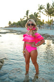 PREORDER-Soaking Up Sun Ruffle Swimsuit