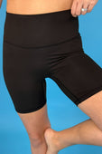 Solid Black Biker Shorts - Jess Lea Boutique