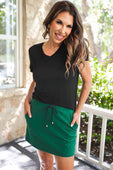 Solid Emerald Skort - Jess Lea Boutique