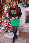 Solid Green Skort - Jess Lea Boutique