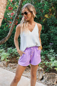 PREORDER-Solid Lavender Everyday Shorts - Jess Lea Boutique