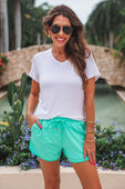Solid Mint Everyday Shorts - Jess Lea Boutique
