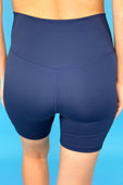 Solid Navy Biker Shorts - Jess Lea Boutique