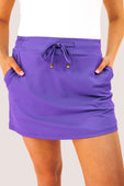 Solid Primary Purple Skort - Jess Lea Boutique