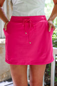 Solid Raspberry Skort - Jess Lea Boutique
