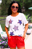 Solid Red Everyday Shorts - Jess Lea Boutique