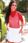Solid White Skort - Jess Lea Boutique