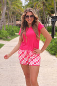 Sorbet Summer Checkered Everyday Shorts - Jess Lea Boutique