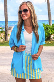 Sorrento Stripes Skort - Jess Lea Boutique