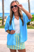 Sorrento Stripes Skort - Jess Lea Boutique