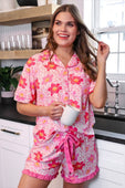 Spotted in Bloom Ruffle Pajama Set - Jess Lea Boutique