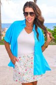 Spring Happy Blooms Skort - Jess Lea Boutique