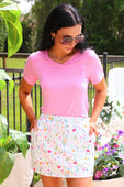 Spring Happy Blooms Skort - Jess Lea Boutique