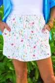 Spring Happy Blooms Skort - Jess Lea Boutique