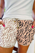 PREORDER-Stay Wild Tiger Drawstring Everyday Shorts