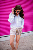 Stay Wild Tiger Drawstring Everyday Shorts - Jess Lea Boutique